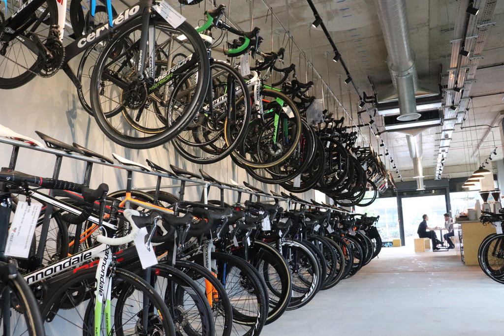 A range of Factory Second bikes.